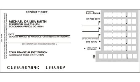 Printable Deposit Ticket Templates Excel Templates - Bank2home.com