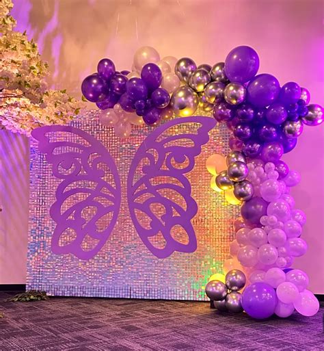 Quinceanera Butterfly Theme Decoration - Mvfiestas & Balloons