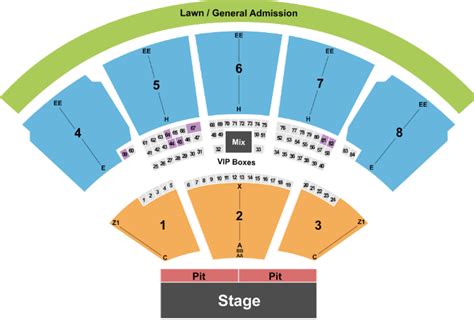 Virginia Beach Amphitheater Detailed Seating Chart | Brokeasshome.com