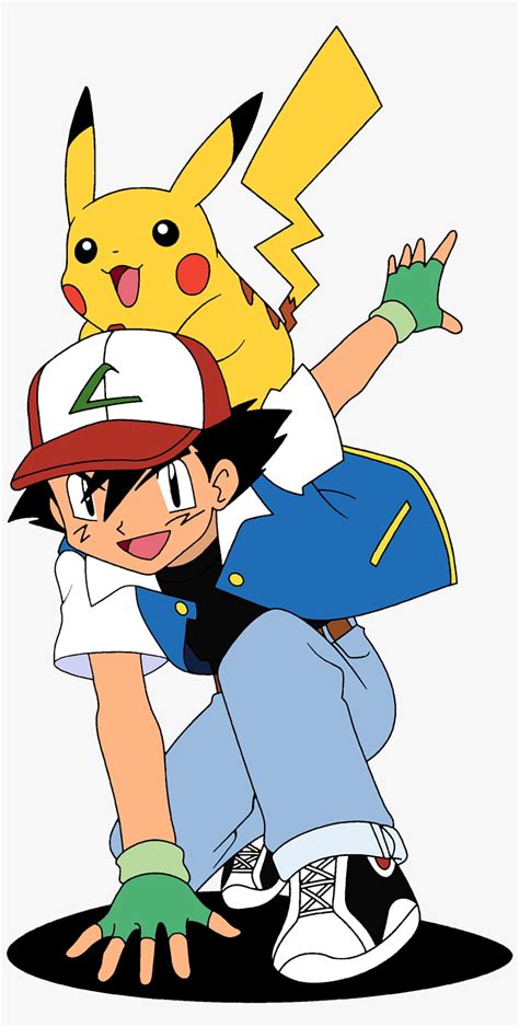 Cute Pikachu And Ash - Ash Ketchum Y Pikachu PNG . Transparent PNG on ...