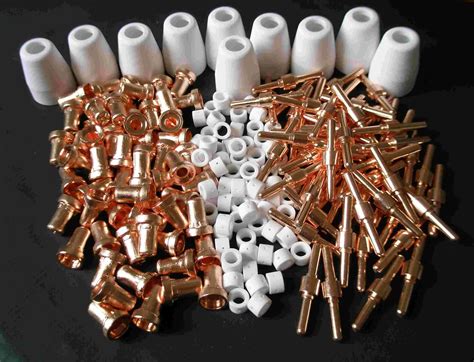 190PC Consumables Extend Long Tips Electrodes For Air Plasma Cutter 40D CUT40 50D CUT50-in ...