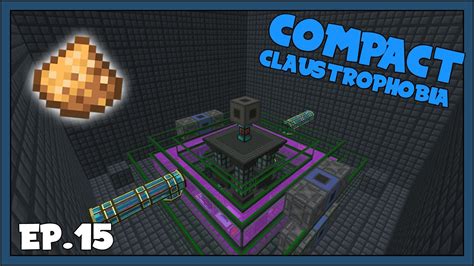 Minecraft Compact Claustrophobia - EP15 - Fusion Reactor & Glowstone! - YouTube