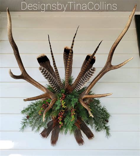 Elk Antlers-Elk Antler Decor-Elk Antler Wreath-Elk Antler Wall | Etsy