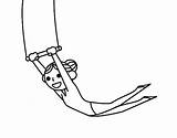 Trapeze Artist Coloring Pages  ClipArt Best sketch template