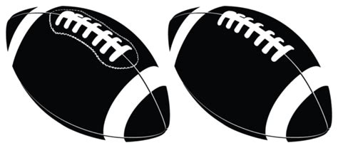 American football ball silhouette free svg file for members, clipart ...