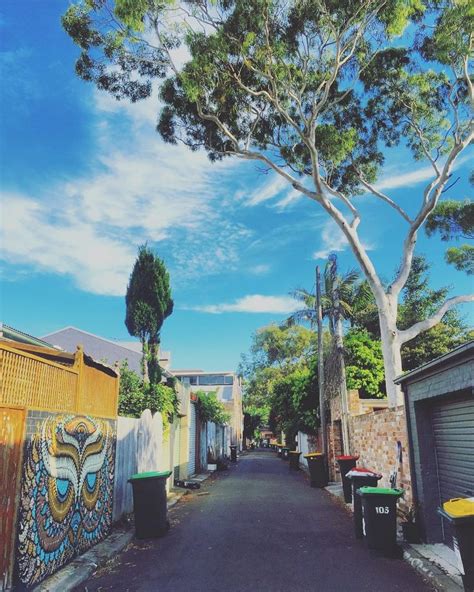 Inner West Sydney on Instagram: “Australia Lane, Newtown ... #Newtown #portrait #bluesky # ...