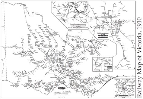 Victorian Railways - maps - 1860-2000 - free PDF docs Australia Map ...