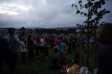 Plymouth shooting vigil: Photos show how hundreds gathered to pay tribute to victims ...