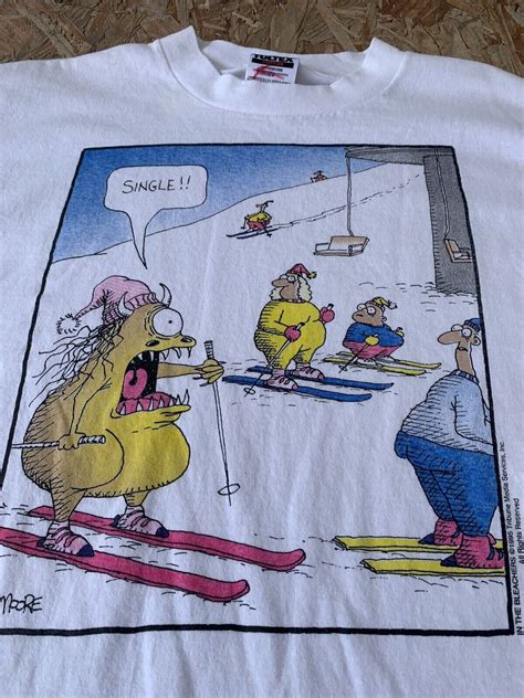 Vintage 1995 In the Bleachers Comic strip T-shirt Siz… - Gem