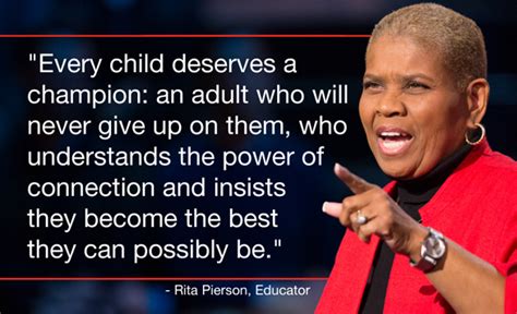 Remembering educator Rita F. Pierson | TED Blog