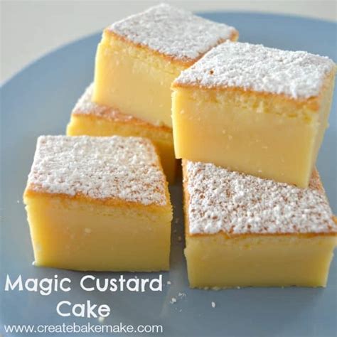 Magic Custard Cake - Create Bake Make