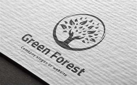 Green Forest Logo Logo Template | Logo templates, Forest logo, Home logo