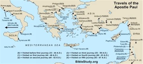 Chronology and Geography of Paul - Believe Belong Become