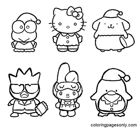 Free Sanrio Coloring Pages - Sanrio Characters Coloring Pages ...