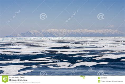 The ice of Baikal stock image. Image of adventure, freshness - 64268683