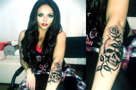 Little Mix's Jesy Nelson debuts massive skull tattoo on arm | Daily Star