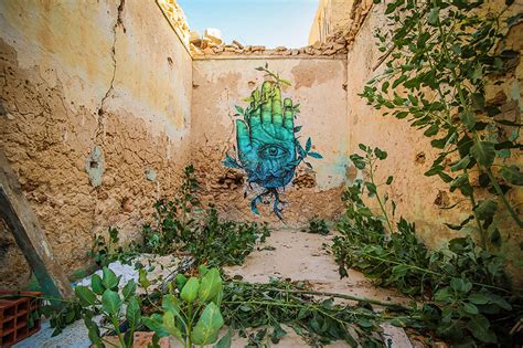 150 artists transform tunisian village into an open air art museum