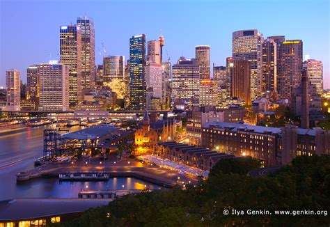 Circular Quay and Sydney City at Night Image | Fine Art Landscape ...