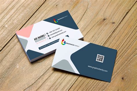 Free Minimal Modern Business Card Design – GraphicsFamily