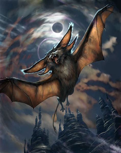 bat creature - Google Search | Bat art, Creature concept art, Mythical ...