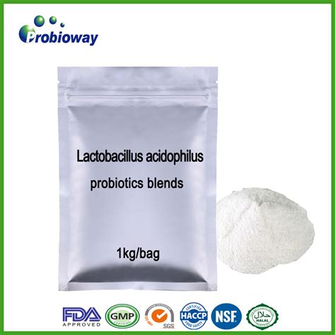 Probiotics Lactobacillus Acidophilus Bulk Food Supplements Nutraceuticals - China Nutritional ...