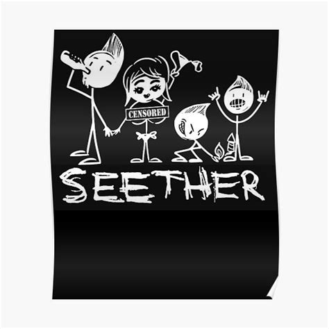 "seether-logo" Poster for Sale by AngelaStarr546 | Redbubble