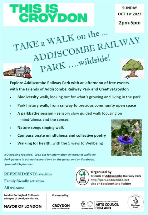 Friends of Addiscombe Railway Park - Home Page