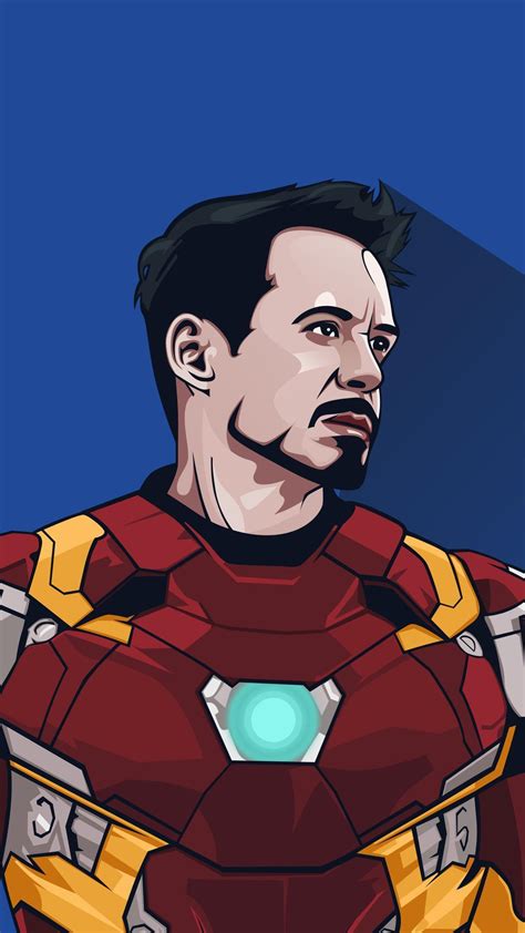 Iron Man Cartoon Wallpaper