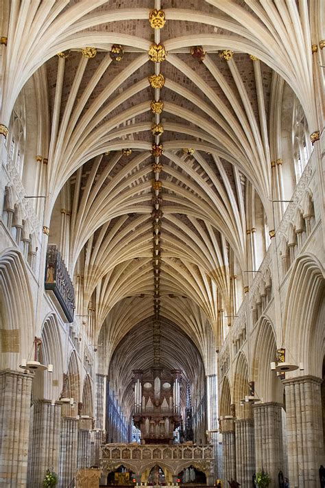 Exeter Cathedral and organ Photograph by Jenny Setchell - Fine Art America