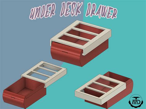 Under Desk Drawer by Berk | Download free STL model | Printables.com