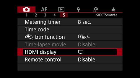 Using an External HDMI Recorder with a Canon 5D Mark IV