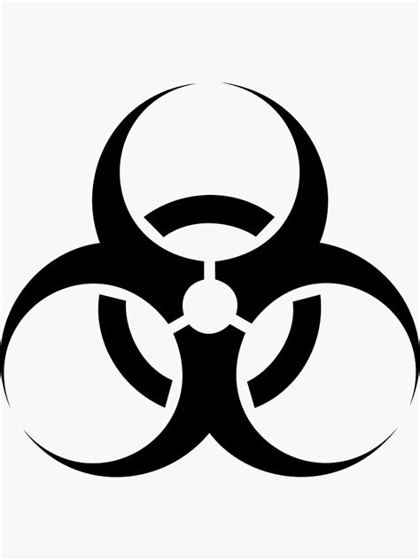 "Hazmat Symbol" Sticker by candymanjones | Redbubble