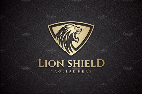 Lion Shield Logo | Shield logo, Vector logo, Logo templates