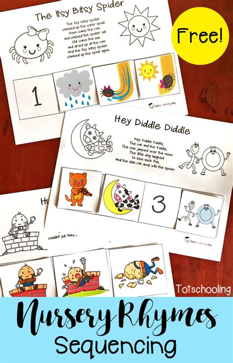 Nursery Rhymes Activities For Preschoolers