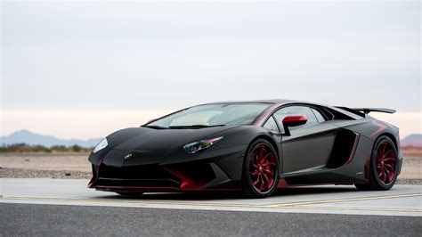 Black Lamborghini Aventador 4K HD Wallpapers - Wallpaper Cave