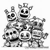 FNAF Coloring Pages  Free & Printable sketch template