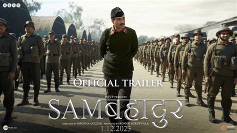 Sam Bahadur - Official Trailer | Hindi Movie News - Bollywood - Times of India