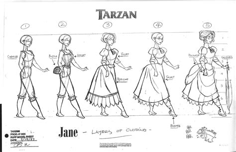 Jane model sheet | Disney concept art, Character design, Disney sketches