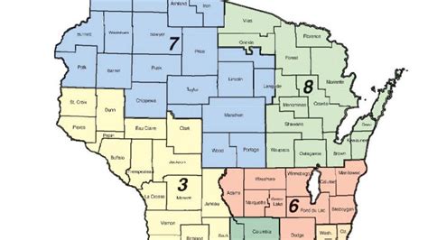 Wisconsin congressional district map | | host.madison.com