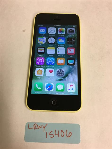 Apple iPhone 5C - Unlocked, Yellow, 8GB, A1532 - LRWY15406 - Swappa