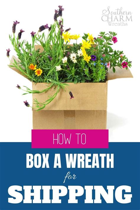 How to Box a Wreath for Shipping | Wreaths, Wreath boxes, Wreath making business