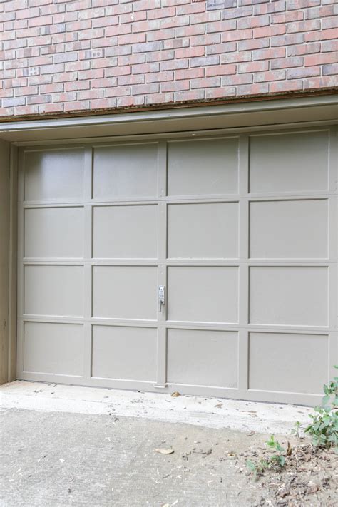 How To Paint Wood Garage Doors