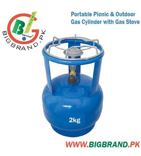 2kg Portable Picnic and Outdoor LPG Gas Cylinder with Gas Stove