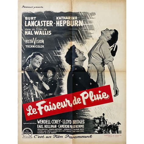 THE RAINMAKER French Movie Poster - 23x32 in. - 1956