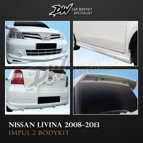 Nissan Livina 08-13 Impul 2 Bodykit Fullset/Parts | Shopee Malaysia