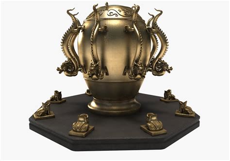 3D Models Zhang Heng Seismoscope China 3D model | CGTrader