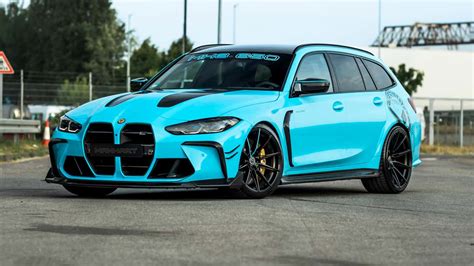 BMW Tuner Pushes M3 Touring To 641 HP, Paints Wagon Bright Blue