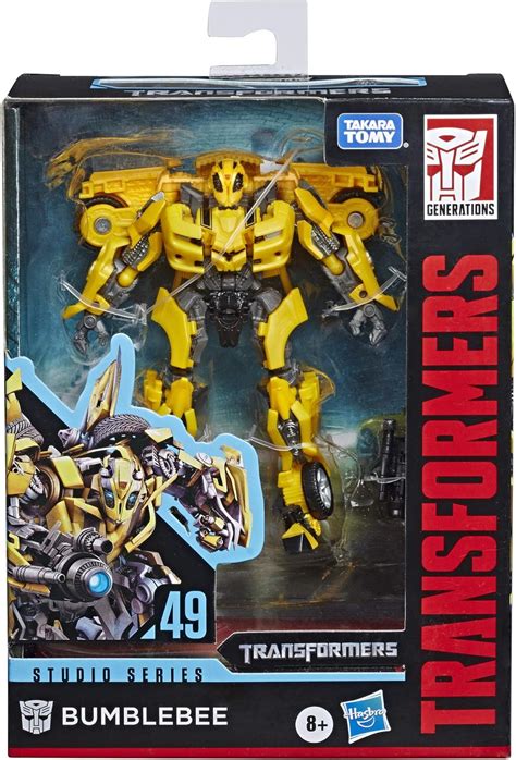 Transformers Toys Studio Series 49 Deluxe Class Movie 1 Bumblebee Action Figure – Kids Ages 8 ...