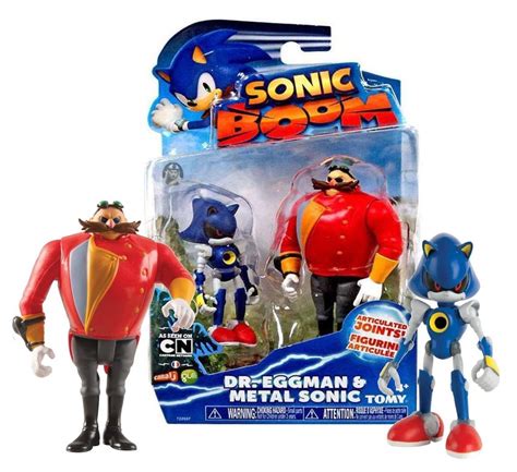 Sonic Boom TOMY Dr. Eggman & Metal Sonic New in Package | #1837585475