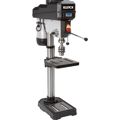 Klutch Benchtop Drill Press — Variable-Speed with Digital Display, 12in ...